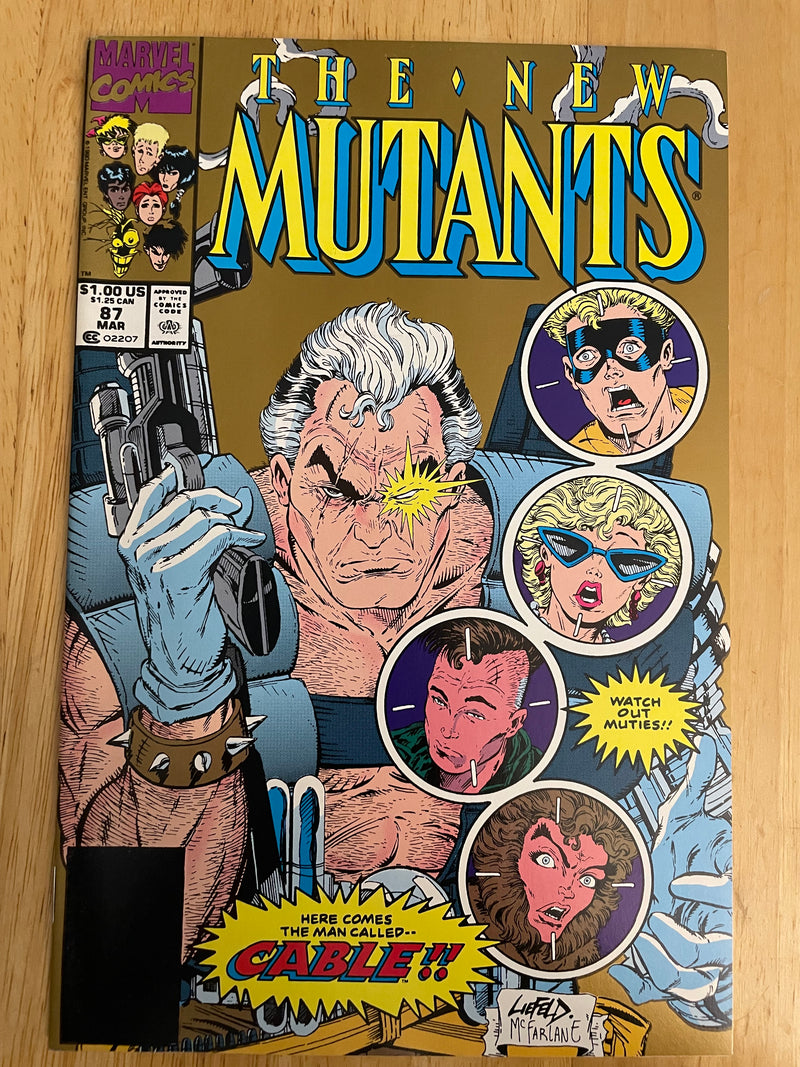 New Mutants #87 2nd print -1st Appearance Cable (Marvel Comics 1990)