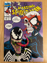 Amazing Spiderman #347 (1991) Iconic Venom cover by Erik Larsen!