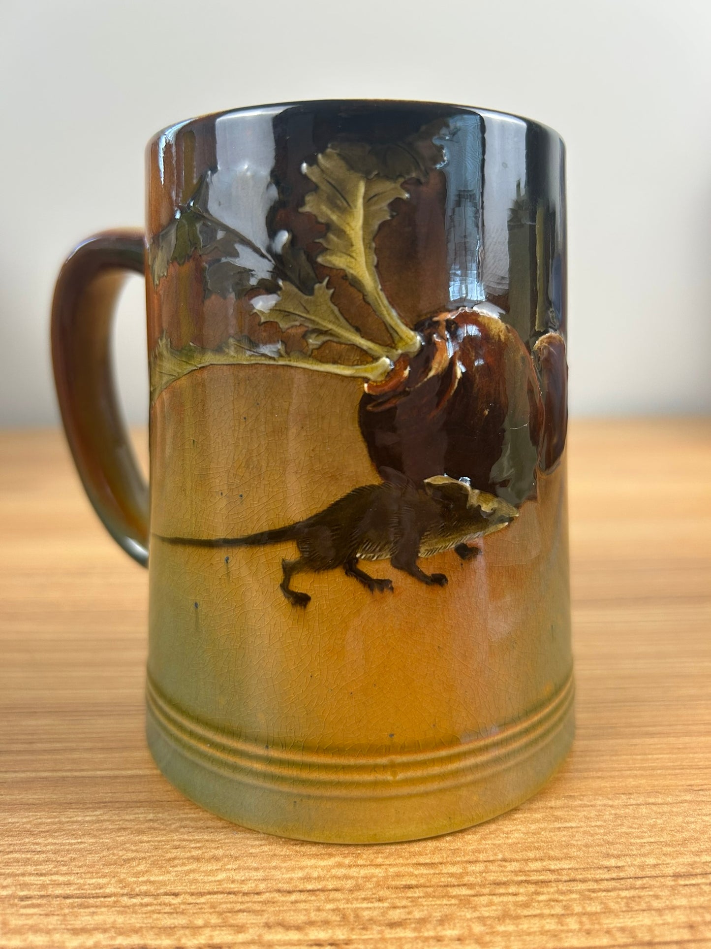 Rookwood Pottery 1892 Standard Glaze Mug 578 Mouse Beets McDonald