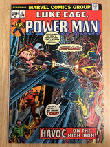 Power Man #18 Comic Book 1974 Len Wein Gil Kane Marvel Comics Havoc