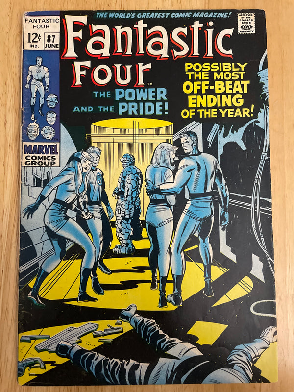 FANTASTIC FOUR #87 ~ DOOM APPEARANCE 1969 MARVEL