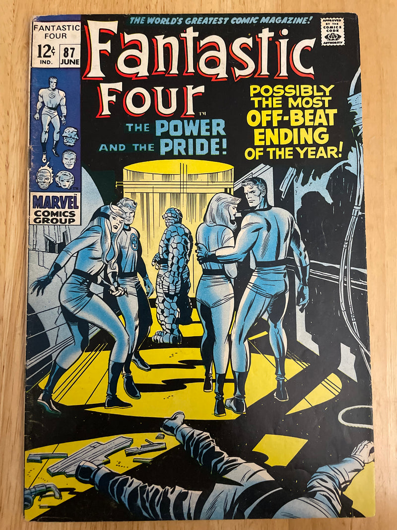 FANTASTIC FOUR #87 ~ DOOM APPEARANCE 1969 MARVEL