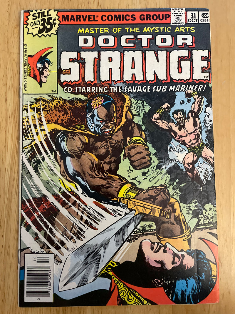 DOCTOR STRANGE #31 VOL. 2 1ST APP NEWSSTAND MARVEL COMIC BOOK