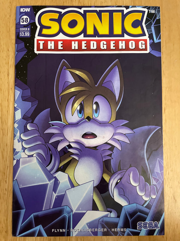 Sonic the Hedgehog #58 B "Tails" Variant Cover IDW comics