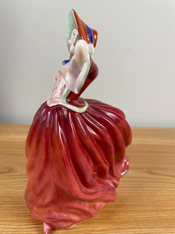 Vintage Royal Doulton Bone China Autumn Breezes Figurine HN1934 England Signed