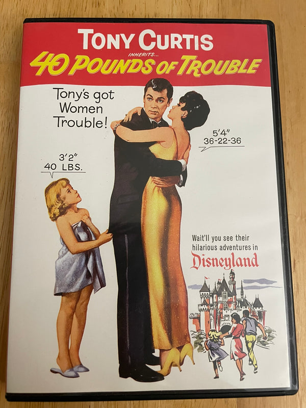 40 POUNDS OF TROUBLE DVD TONY CURTIS