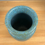 Roseville Carnelian II 1926 Blue Green Mottled Glaze Arts & Crafts Vase