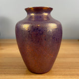 HIspano Moresque Art Deco Purple Copper Iridescent Lusterware Pottery Vase