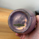HIspano Moresque Art Deco Purple Copper Iridescent Lusterware Pottery Vase