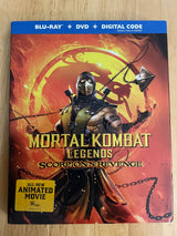 Mortal Kombat Legends: Scorpions Revenge (Blu-ray & DVD & Slipcover)