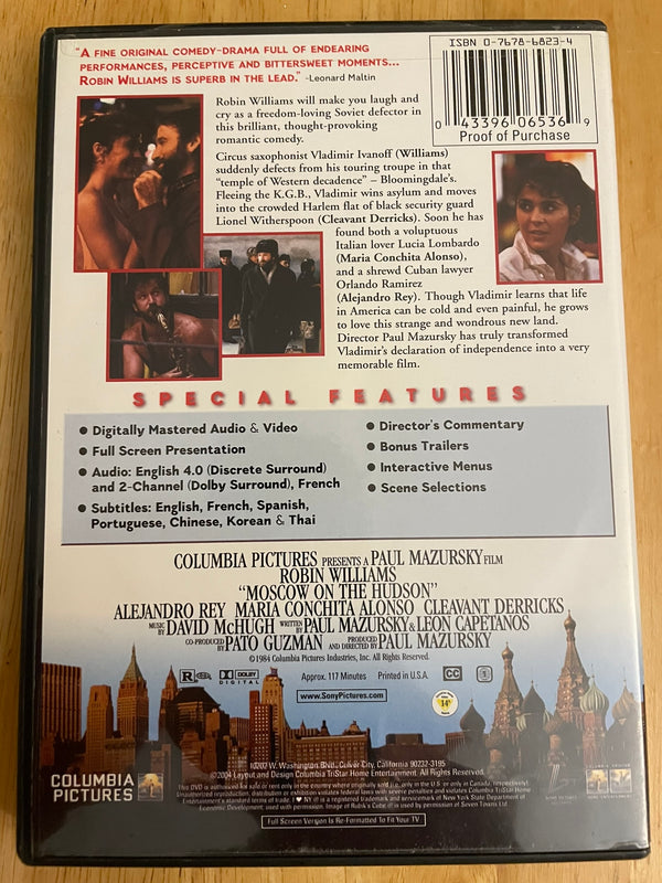 Moscow on the Hudson (DVD, 1984)