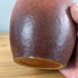 ROSEVILLE POTTERY 10 1/2" TERRA COTTA WINDSOR #554-10 HANDLED VASE Circa 1931