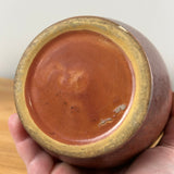 ROSEVILLE POTTERY 10 1/2" TERRA COTTA WINDSOR #554-10 HANDLED VASE Circa 1931
