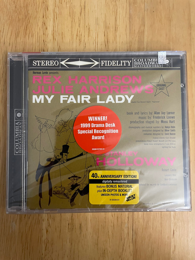 MY FAIR LADY Broadway 1956 Original Cast Recording 40th Anniversary CD