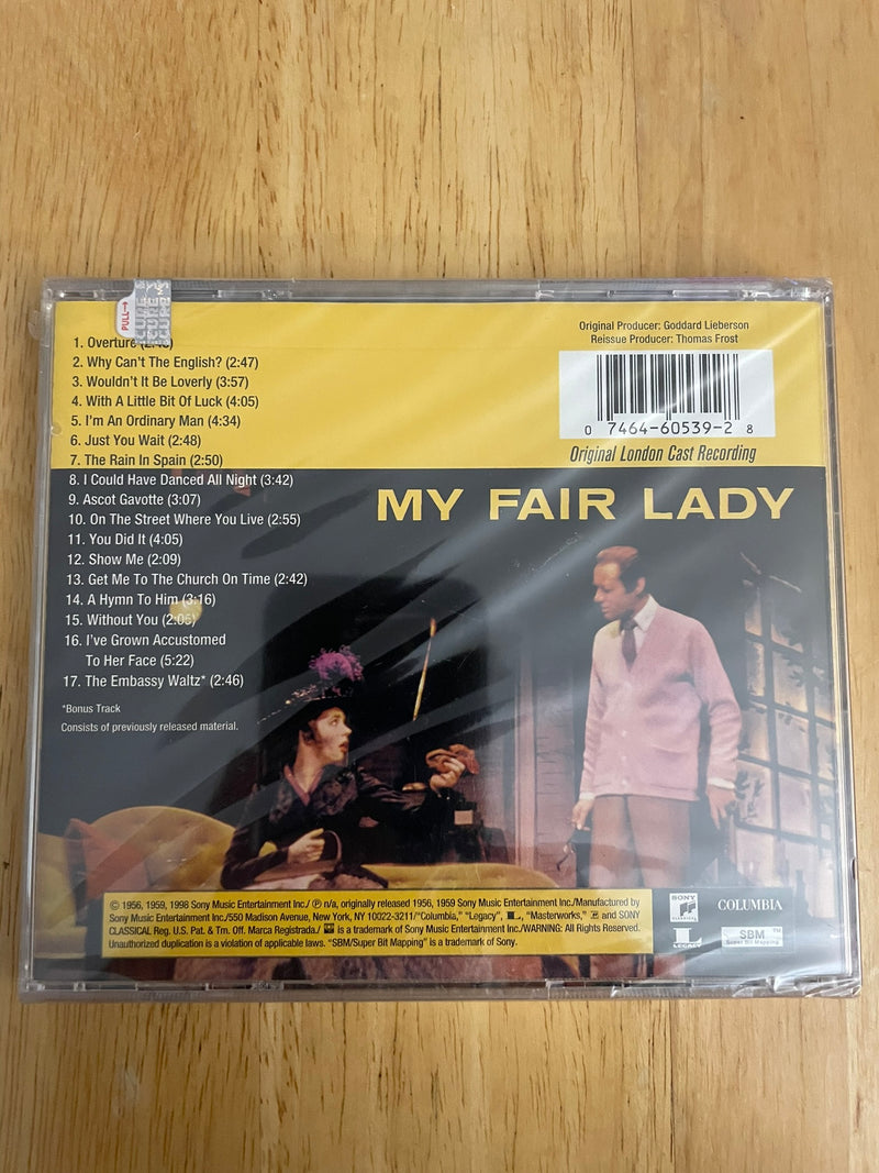 MY FAIR LADY Broadway 1956 Original Cast Recording 40th Anniversary CD