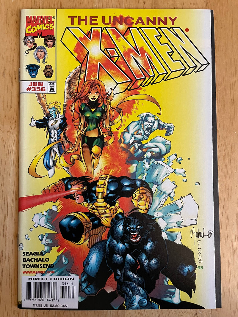 The Uncanny X-Men #356 1998 Marvel Comics Comic Book