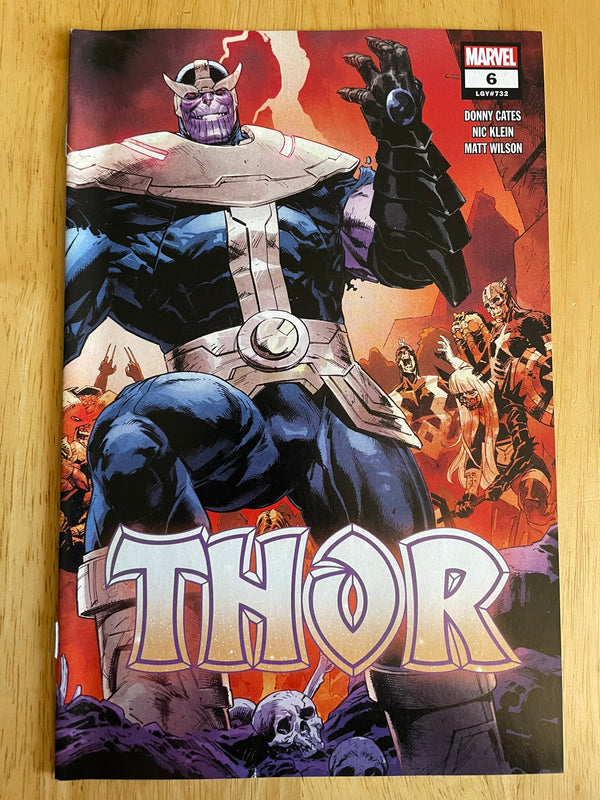 Thor #6 Thanos Wraparound Cover 2nd Printing Donny Cates Marvel 2020