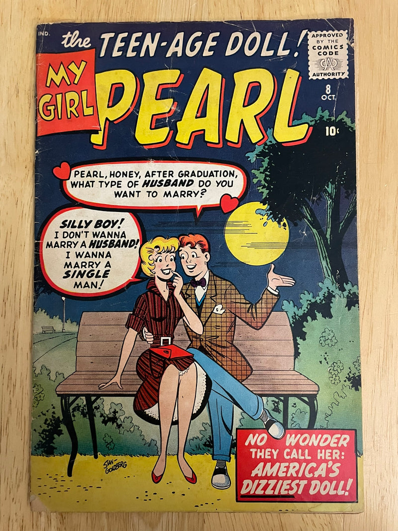 My Girl Pearl #8 1960-Marvel-Stan Goldberg-Good Girl Art