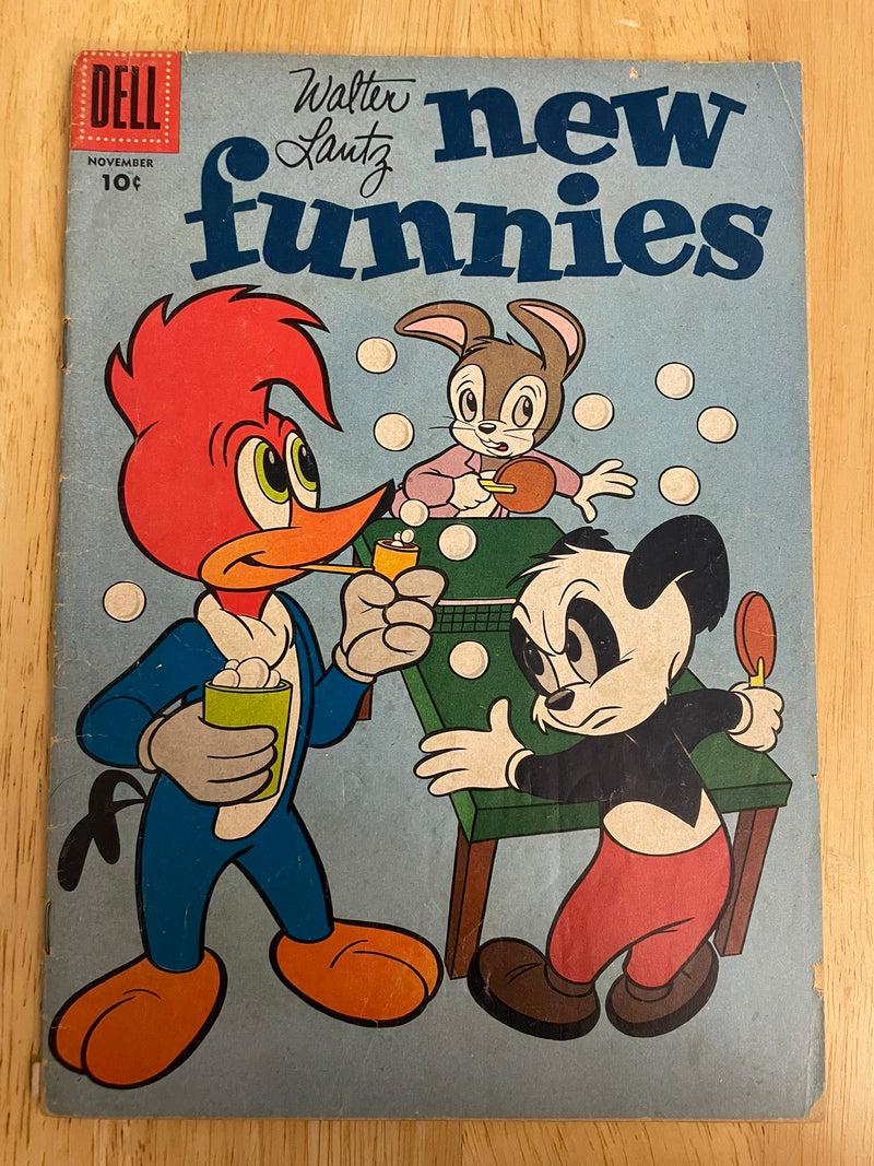 NEW FUNNIES #237! WOODY WOODPECKER! 1956 DELL PUBLISHING