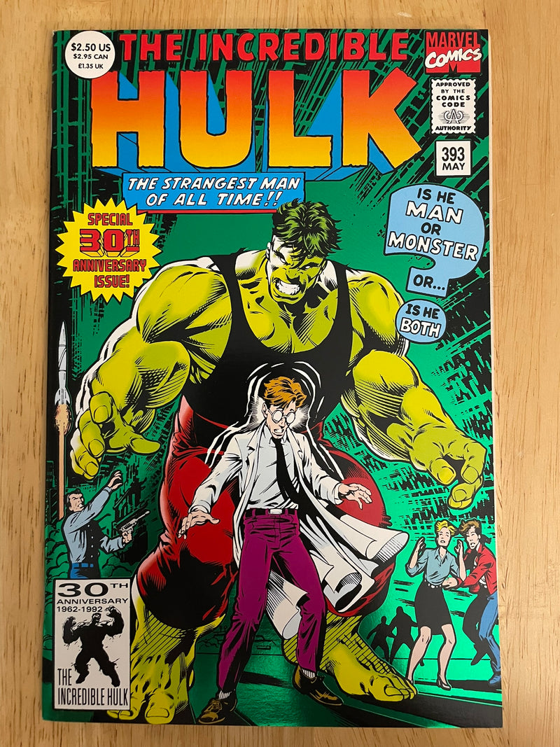 Incredible Hulk #393 30th Anniversary Foil Issue! Marvel 1992