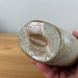 R & B  Diebbol Salt Glazed Stoneware Crock Bottle With Blue Animal Motif