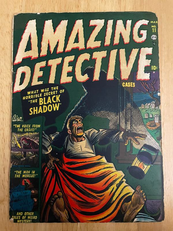 Amazing Detective Cases #11 - 1952 - Atlas -Pre Code Horror comic book