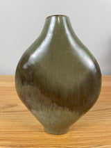 Eagle Bend Pottery by Sara Young Slab Built Abstract Vase 6" Mid Century