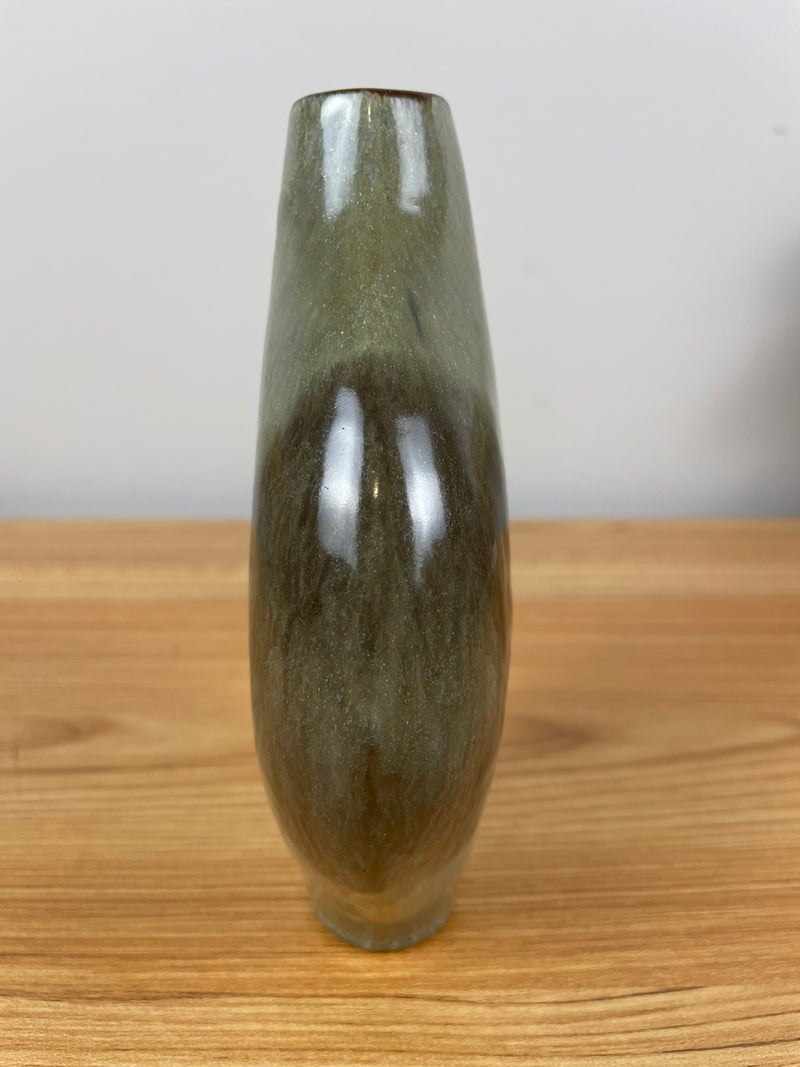 Eagle Bend Pottery by Sara Young Slab Built Abstract Vase 6" Mid Century