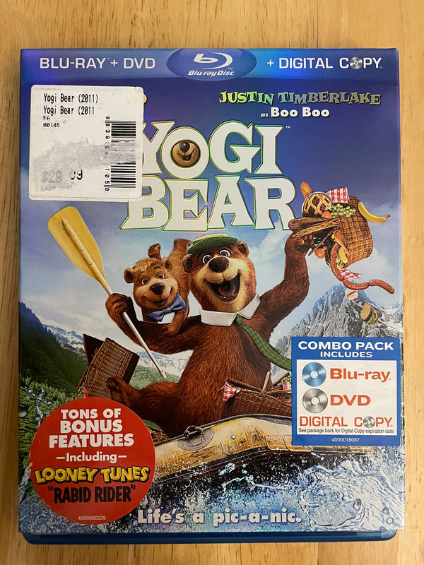 Yogi Bear (Blu-ray, 2010) Dan Aykroyd, Justin Timberlake, T.J. Miller USED