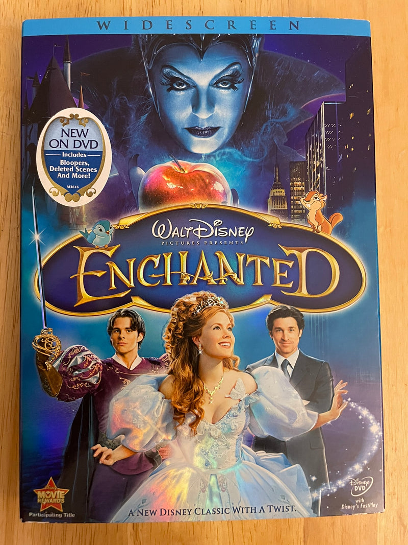 Enchanted DVD Musical Family 2007 PG Amy Adams Patrick Dempsey