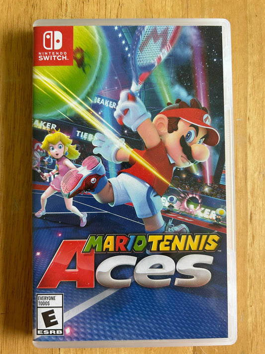 Mario Tennis Aces For Nintendo Switch - With Original Case - Tested & Working !