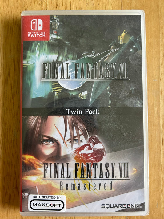 Final Fantasy VII VIII FF 7 8 Remastered Twin Pack Nintendo Switch Sealed