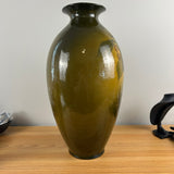 Roseville Rozane Ware Royal Early 1900s Standard Glaze Pottery Cherry  21" Floor Vase J. Imlay