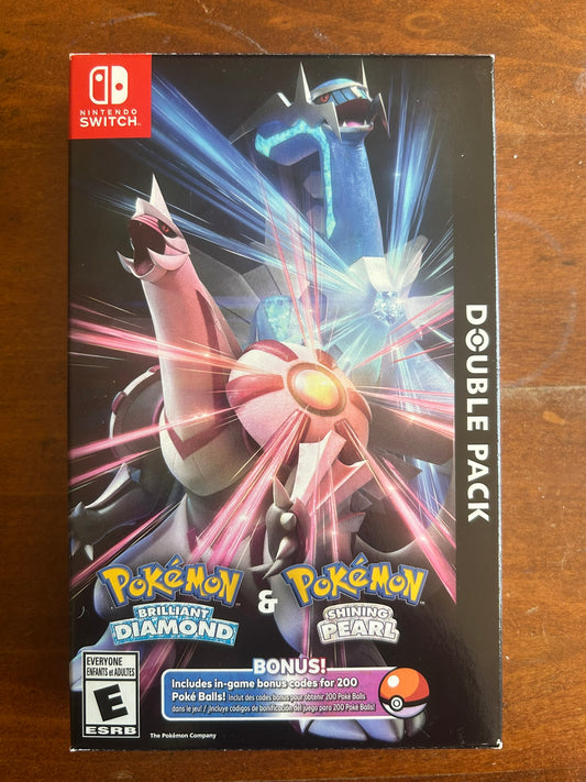 Pokemon Brilliant Diamond & Pokemon Shining Pearl Double Pack - Nintendo Switch
