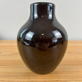Weller Louwelsa Early 1900s Brown Standard Glaze Floral Experimental Test Vase