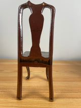 American Studio Art Pottery Chair Figure With Brown Glaze Similar to John Glick.