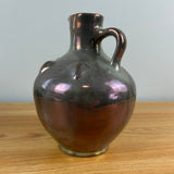 Delft JT&L Joost Thooft Labouchere Art Pottery Iridescent Luster Handled Jug With Prunts
