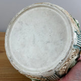 Roseville Art Pottery Cameo II 1920s Green White Planter Bowl Jardiniere