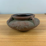 Peters And Reed Art Pottery Brown Green Moss Aztec Arts And Crafts Hanging Planter