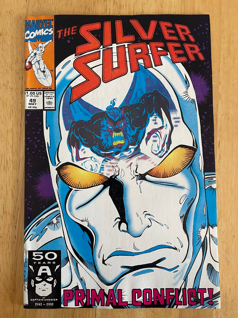 Silver Surfer #49 Vol. 3 1991 Marvel Comics Comic Book