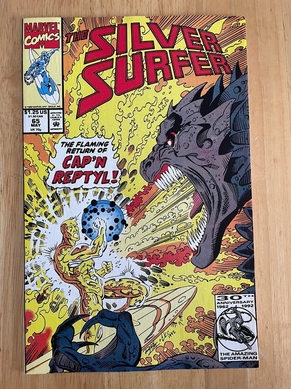 Silver Surfer #65 Direct Marvel Comics 1992 Ron Lim & Ron Marz