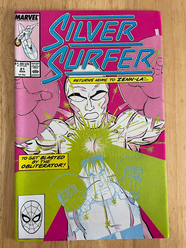 Silver Surfer #21 Marvel Comics 1989 Marshall Rogers