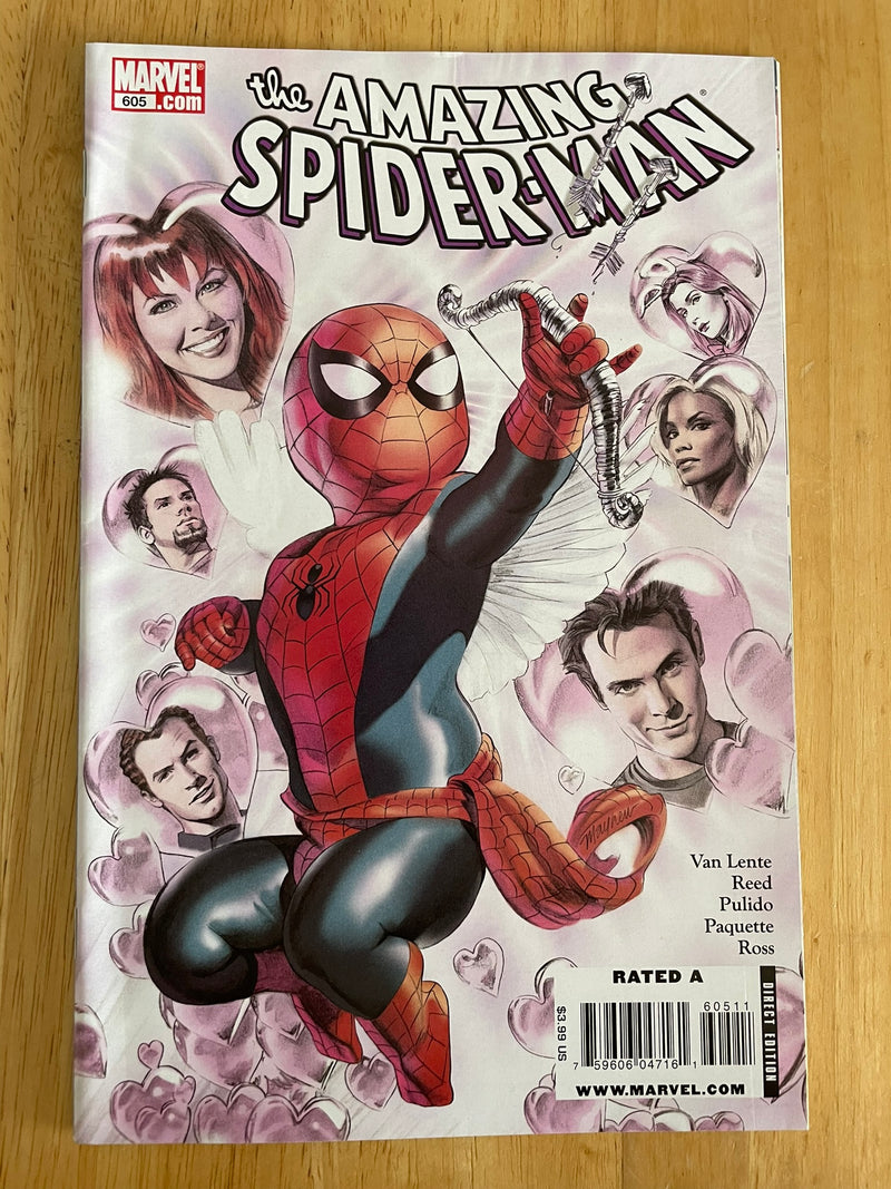 Amazing Spider-Man #605 (2009) Marvel Comic Book Mayhew Cupid