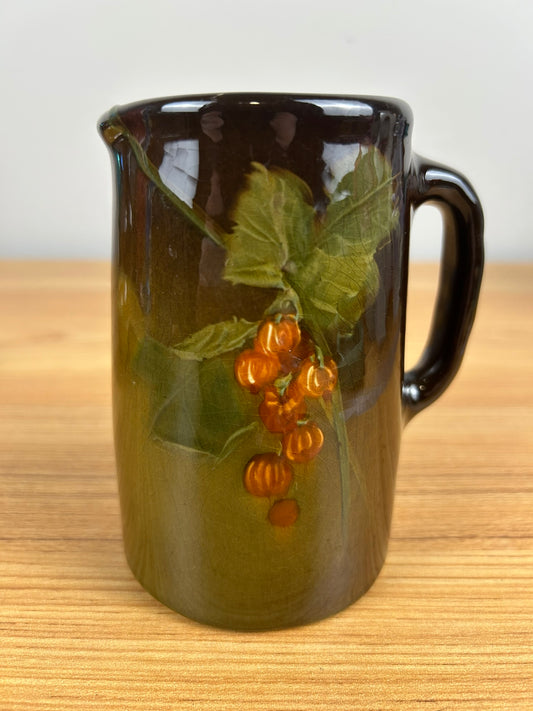 Antique Weller Louwelsa 5” Standard Glaze Art Pottery Flower Pitcher Vase