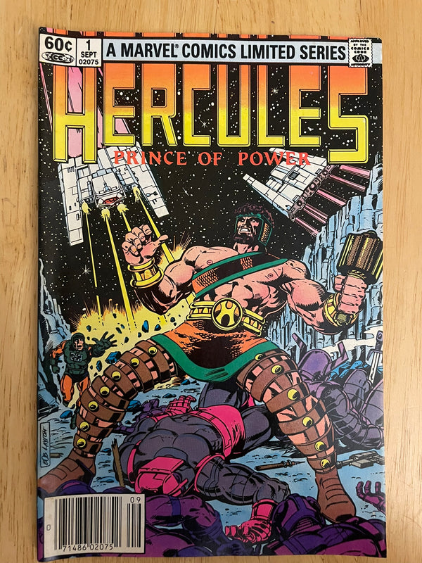 Hercules #1 1982 Newstand first solo story Marvel Vintage Comic book