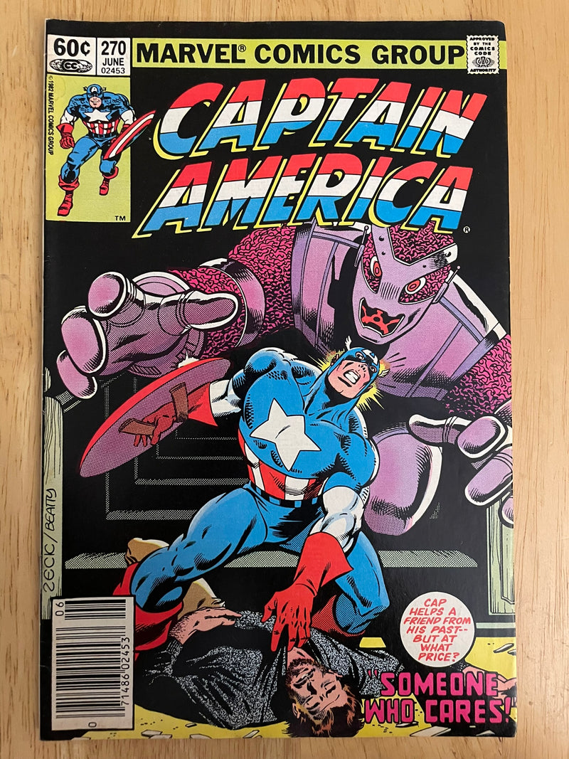 CAPTAIN AMERICA #270 1982 NEWSTAND BRONZE AGE MARVEL COMIC