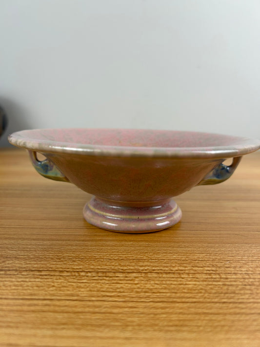 Roseville Tuscany Pink 1927 Vintage Art Deco Pottery Ceramic Bowl 171-6