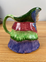 Vtg Circa 1930's English N & O Old Lady Creamer Pitcher Made in England Painted