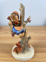 Goebel Hummel Figurine "Out of Danger" Girl in Tree 56/B, TMK 6