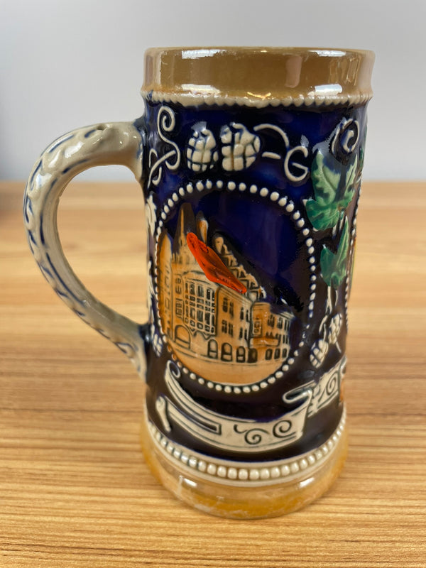 Marzi & Remy Vintage Beer Stein Stamped MR 5737  5" Tall - Munchen Monk & Beet